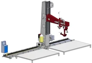 Wireless Network Connected Smart Factory Teaching Free Welding Robots