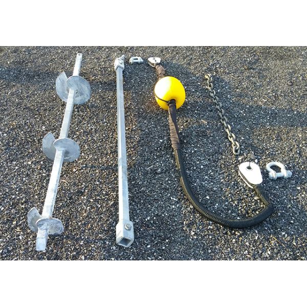 Helical Mooring Anchor for the Chesapeake Bay - Elastic Boat Mooring