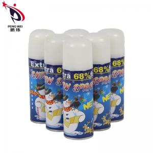 China OEM 250ml White Foam Snow Spray Joker Festival Holiday Party Carnival on sale
