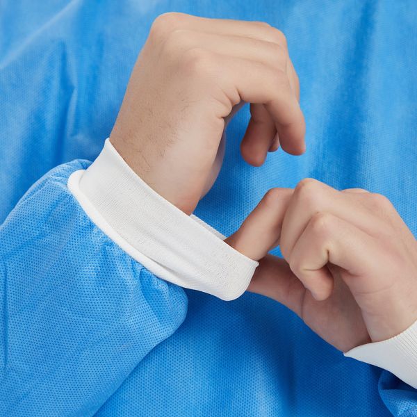 S-XXL SMS Surgical Isolation Gowns Disposable Operating Gown