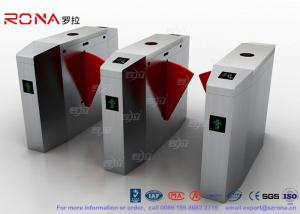Best Indoor / Outdoor Flap Waist Height Turnstile Flap Barrier Gate High Speed Using In China Bank wholesale