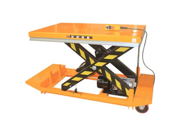 Cheap 4000lbs Stationary Electric Hydraulic Lift Table Q345B Steel for sale