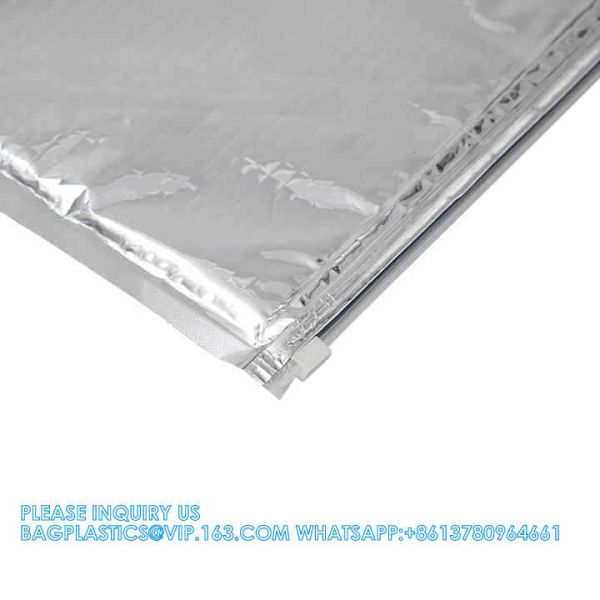 Slider closure thermal bag pack, Eco Friendly Plastic Insulate Thermal Bag Function For Freish Food Cooler Bag