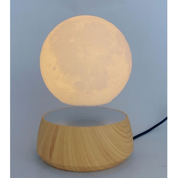 creative magnetic levitation gift ,floating moon lamp 6inch ,3D moon lamp night light