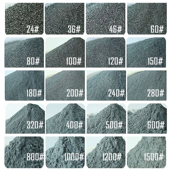 Hexagonal Polishing Black Silicon Carbide Lapping Grade Silicon Carbide Powder