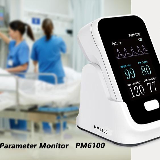 Cheap Handheld Lightweight Multi Parameter Patient Monitor With WIFI Interface for sale