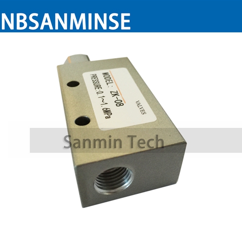 NBSANMINSE ZK Pneumatic Mechanical Valve 1/8 1/4 3/8 1/2 Pneumatic Vacuum Valve