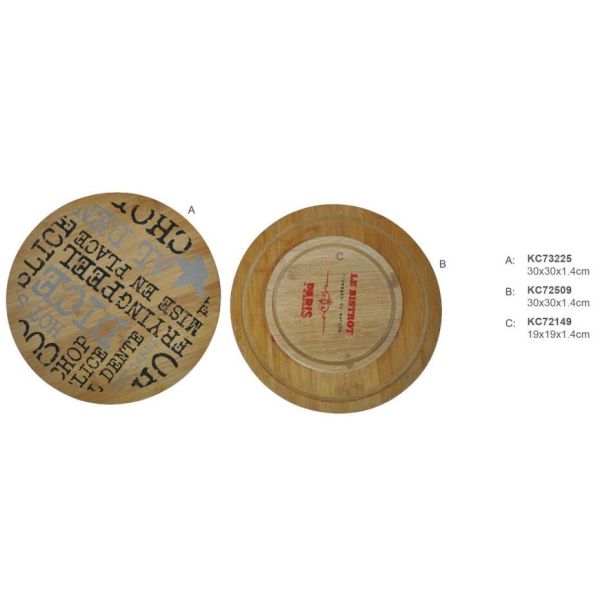 Natural and eco-friendly Fruits vegetables kitchen cutting board bamboo shape