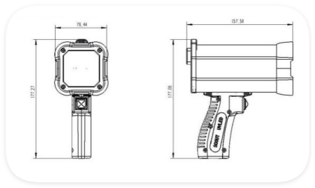 DG-4020 Dual AC DC Portable LED UV light