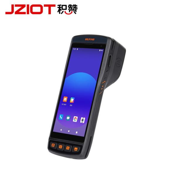 Cheap Rugged PDAs 2D QR Code Android 11 Mobile Data Terminal Courier Handheld Logistic PDA Barcode Scanner With Printer for sale