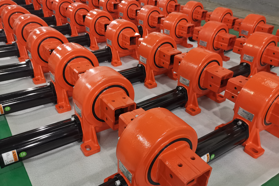 VE7 Vertical Single Worm Gear Slew Drive For Horizontal Single Axis Solar Tracking System