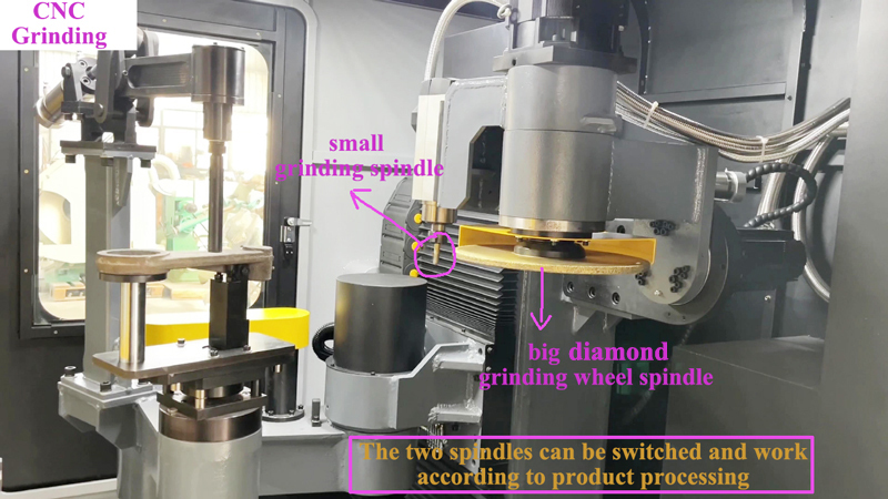 CNC Automatic Grinding Machine Rotary Worktable Deburring Station for Cast Iron Parts