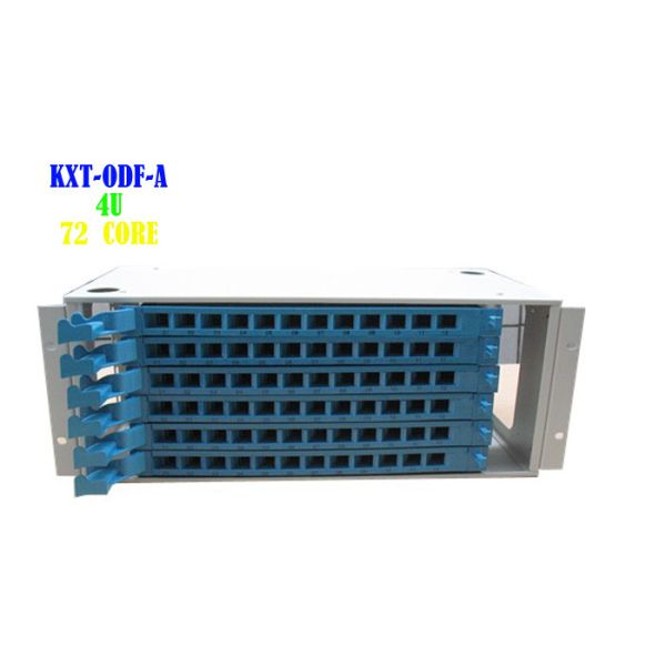 Rj45 Ethernet Cable Patch Panel Rack Wall Mount 4U 72 Core 9.8kg Weight