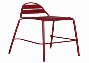China Manual Outdoor Garden Patio Steel Chair Customized 19mm Tube on sale