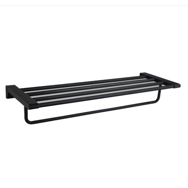 Sanitary Ware Bathroom Accessory Towel Rack Wall Mounted Towel Shelf Brass
