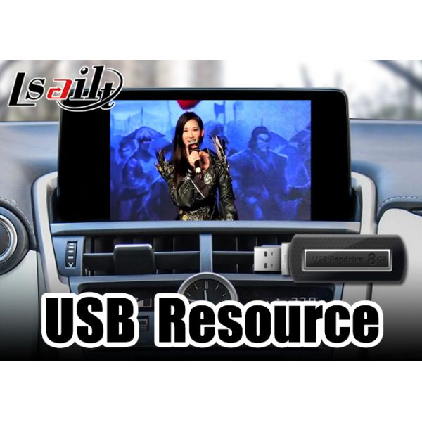 Wired Android AUTO CarPlay Interface Totally Plug And Play For Lexus NX200t NX300h 2018-2020