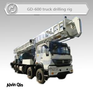 China 600 Meters Deep Rotary Table Type Truck Mounted Water Well Drilling Rig 2017 Hot Sale on sale