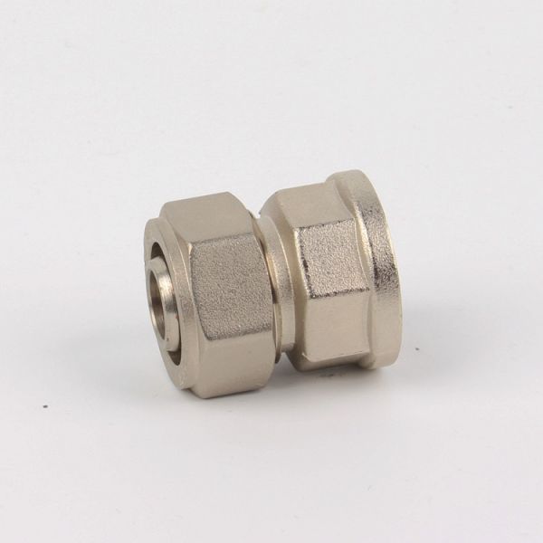 brass compression pex pipe fittings Elbow Female with plated for pex-al-pex pipe fittings