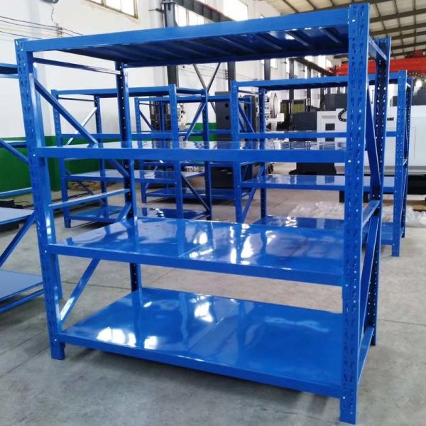 100kg-500KG/Layer Metal Storage Shelving Adjustable With Rust Resistant Coating
