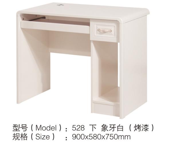 Cheap Painted MDF Computer Desk , Desktop Computer Table Utility Functions for sale
