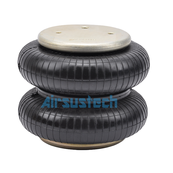2 Convoluted Rubber Air Spring Shocks Ridewell 1003586910C Replacement