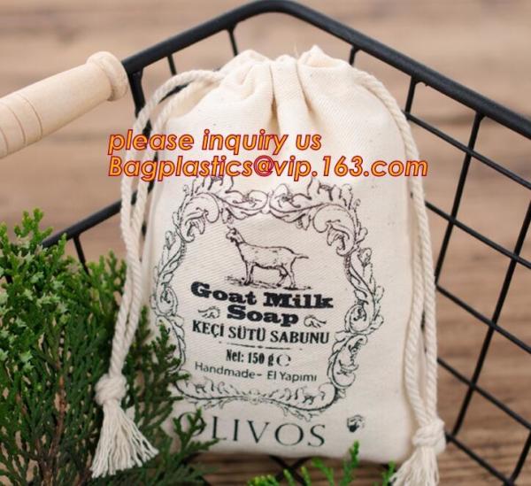 Organic Cotton Contracted Storage Cotton Drawstring Gym Bag,Eco friendly cotton drawstring bag small with custom logo de