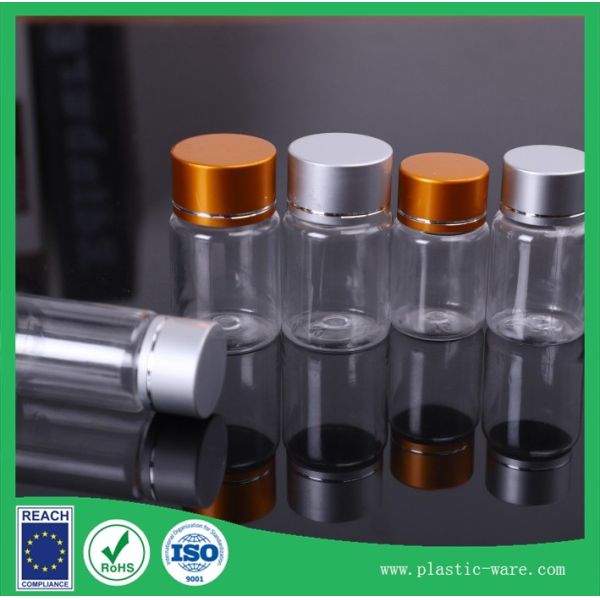 supply empty 20g 20ml PET plastic bottles with caps phial plastic vials