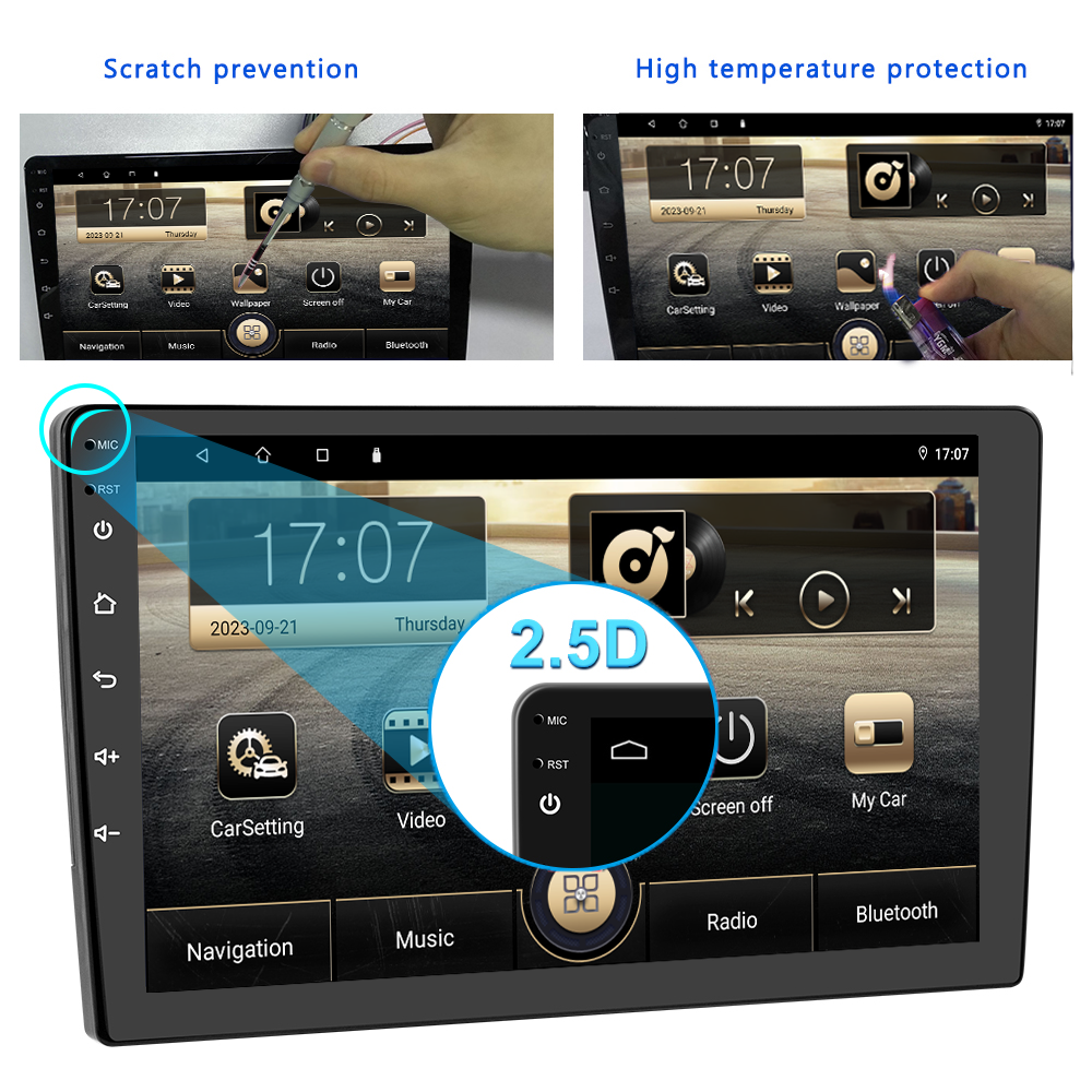 Backup Camera Universal Double Din 2 32GB Car Radio 7 9 10 Inch Android MP5 Player