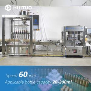 China Multi Functional Bottle Filling Capping Machine For Cosmetic Packaging Line on sale