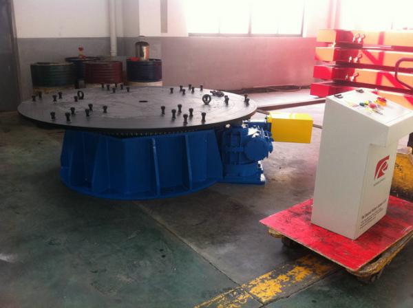 Cheap Manual Horizontal Rotary Table / Rotary Work Table Positioners for sale