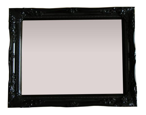 Cheap classical black framed bathroom mirror ,wall mirror for sale