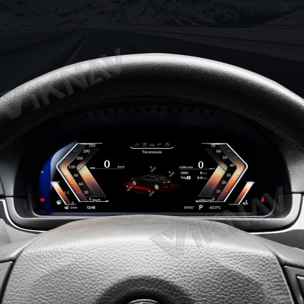 VIKNAV 12.3" Digital Instrument Cluster for BMW X5 E70 2007-2013 Linux system