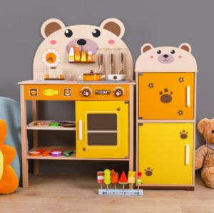 Best Simulated Home Wooden Toy Set Stove Children Cooking  High Safety wholesale