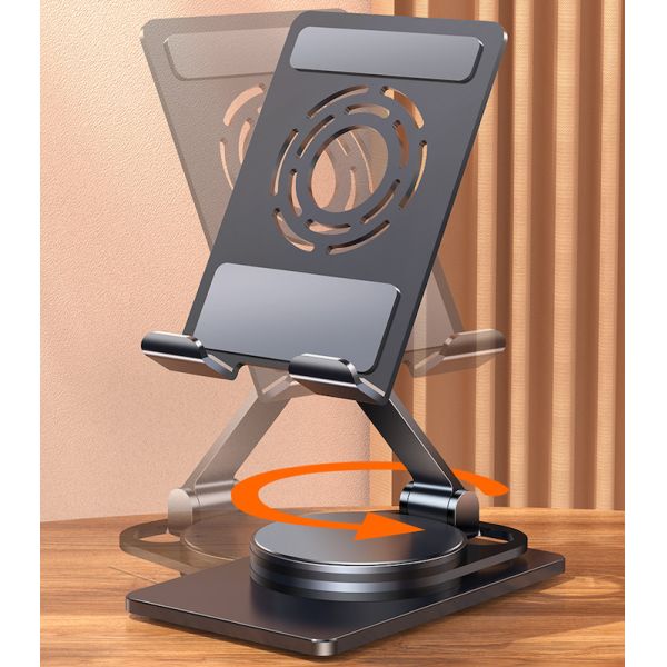 360 Degree Rotation Lightweight Foldable Aluminum Desktop Phone Stand For Comfortable Working