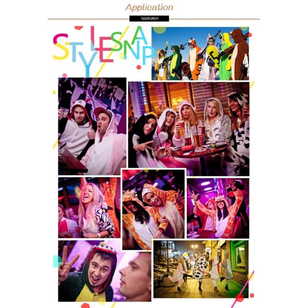 Wholesale Soft Flannel Fleece Funny Giraffee pajamas Mascot Costumes