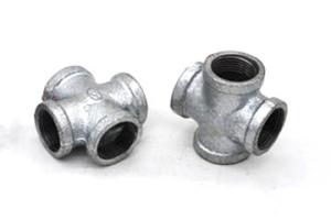 Best Galvanized Cross Black Malleable Cast Iron Pipe Fittings wholesale