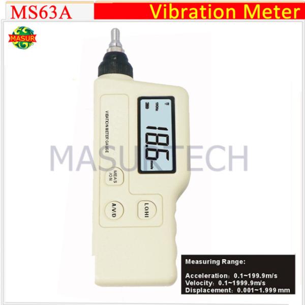 Cheap handheld portable digital vibration meter MS63A for sale