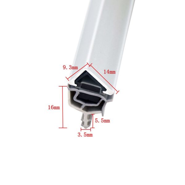 Exterior Door Magnetic Weather Stripping Suction Seals Good resilience