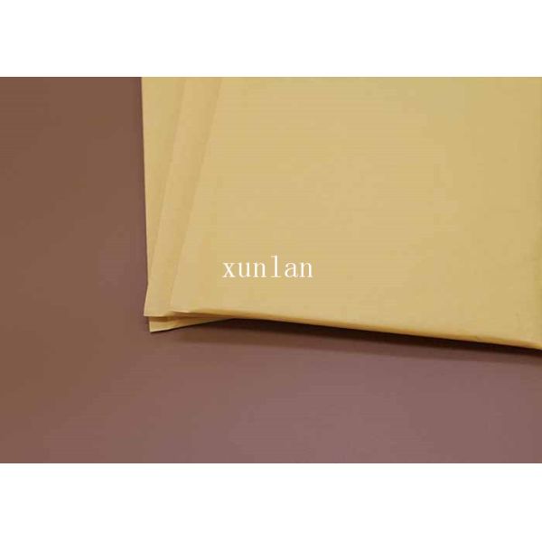 Yellow Matte Shipping Bubble Mailers Plastic Waterproof For Garment