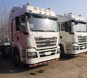 350hp 3 Seats Shacman Used Tractor Truck 4X2 Diesel Fuel 2017 Year