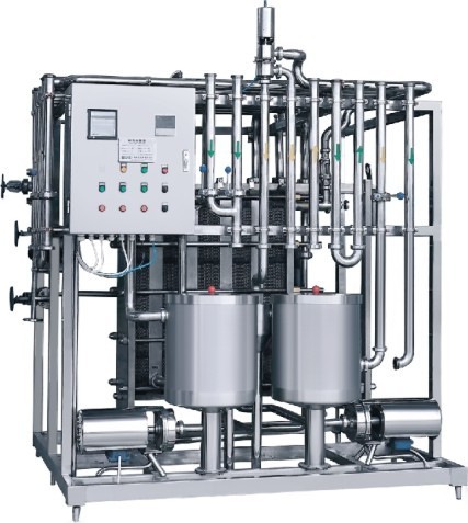 China Low Fouling Rate Plate Heat Exchanger Pasteurizer / Milk Pasteurization Machine on sale