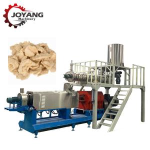 China Textured Vegetable Protein Extruder Soy Meat Soya Chunks Soybean Protein Making Machine on sale
