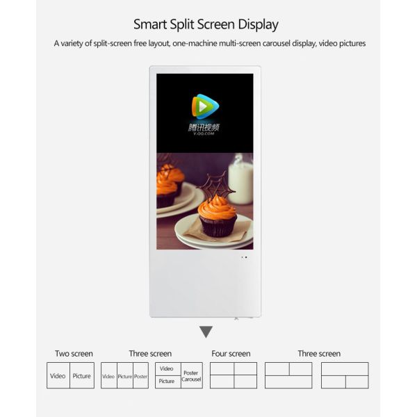 27" Elevator Advertising Display Lcd Smart Monitor 27inch Digital Signage Display Solution