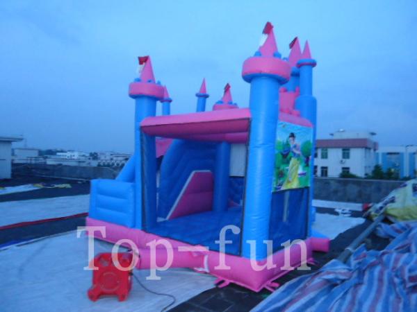 Cheap Kids Indoor or Outdoor Princess Commercial Inflatables Bouncy Castle House for Hire for sale