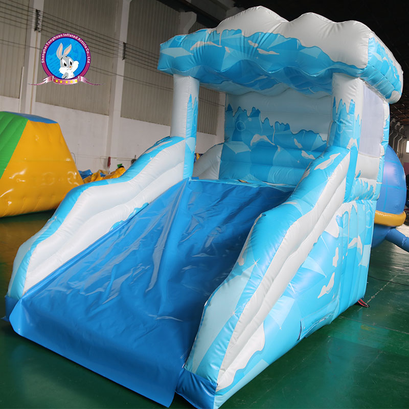 Inflatable Small Trampolin Small Bouncer for Little Kids Custom Slide