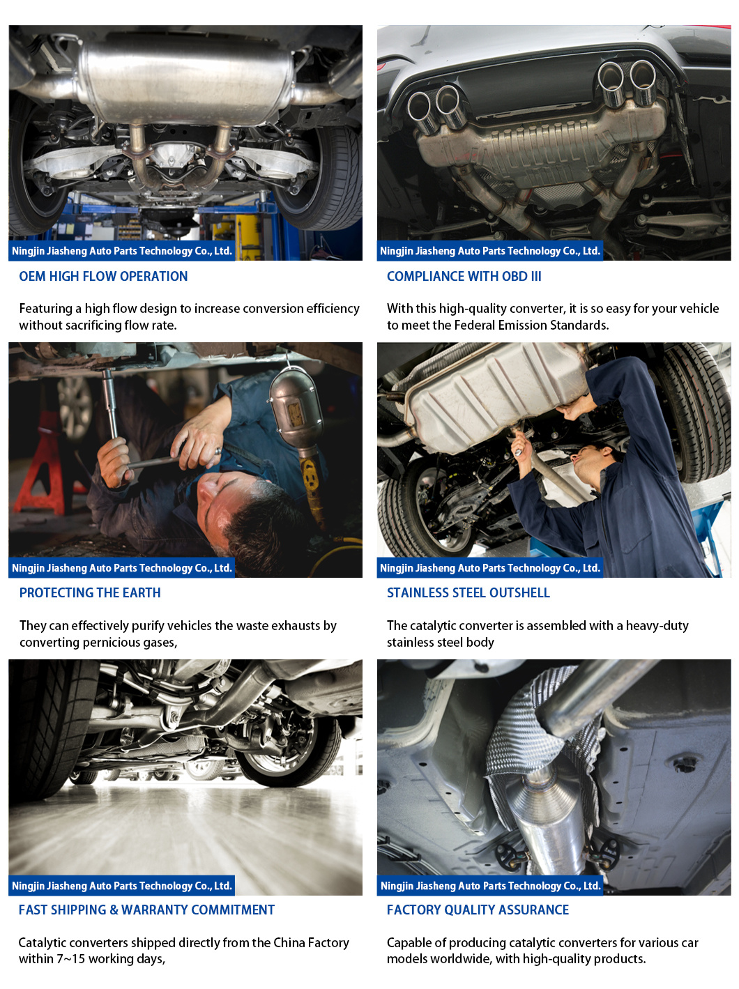 Honda Fit 1.5L L4 Factory Supply Auto Catalytic Converter Metal Motorcycle Parts Catalytic Converter