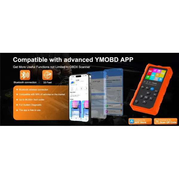Xtruck 819 OBD2 Scanner All System Scan Code Reader Active Test ECU CodingOBD2 Car Diagnostic Tool Free Update