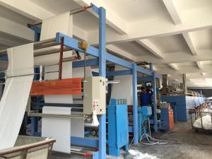 China Environmental 4.2m Textile Coating Machine Pneumatic Lifting Scraper With Trimming Control on sale