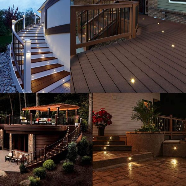 IP67 DC12V Led Deck Stair Lights For Garden Steps