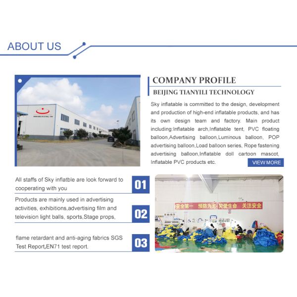 New Advertising Inflatable Outdoor Events Helium Balloons /hang out marketing balloon for advertising